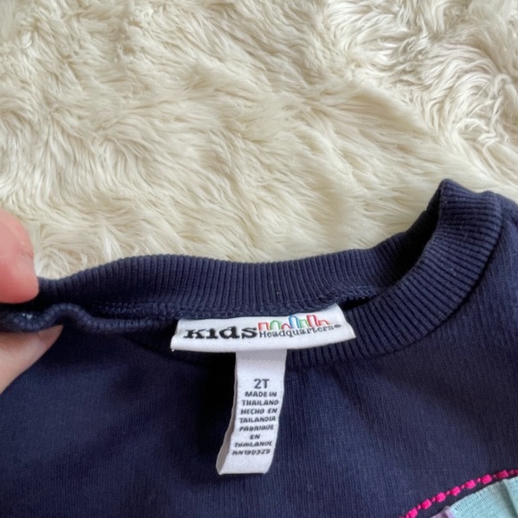Kids Headquarters Rainbow Sweatshirt 2T - Picture 2 of 4